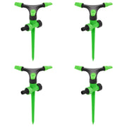 Irrigatori Rotanti 4 pz Verdi e Neri 16x13,5x25,5 cm ABS e PPcod mxl 102193