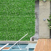 Siepe artificiale 300x100 cm verde chiaro in plastica per privacy