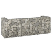 Gabbione per Bidoni in Acciaio Zincato 325x100x110 cm 151301