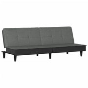 Divano letto 200 x 89 x 70 cm tessuto grigio scuro 02_0020410