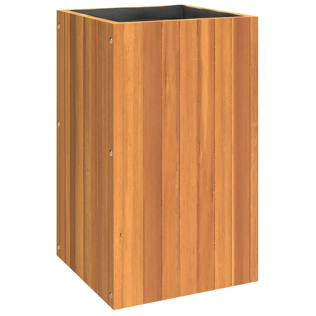 Fioriera da Giardino 35x35x60 cm in Legno Massello di Acacia 366503
