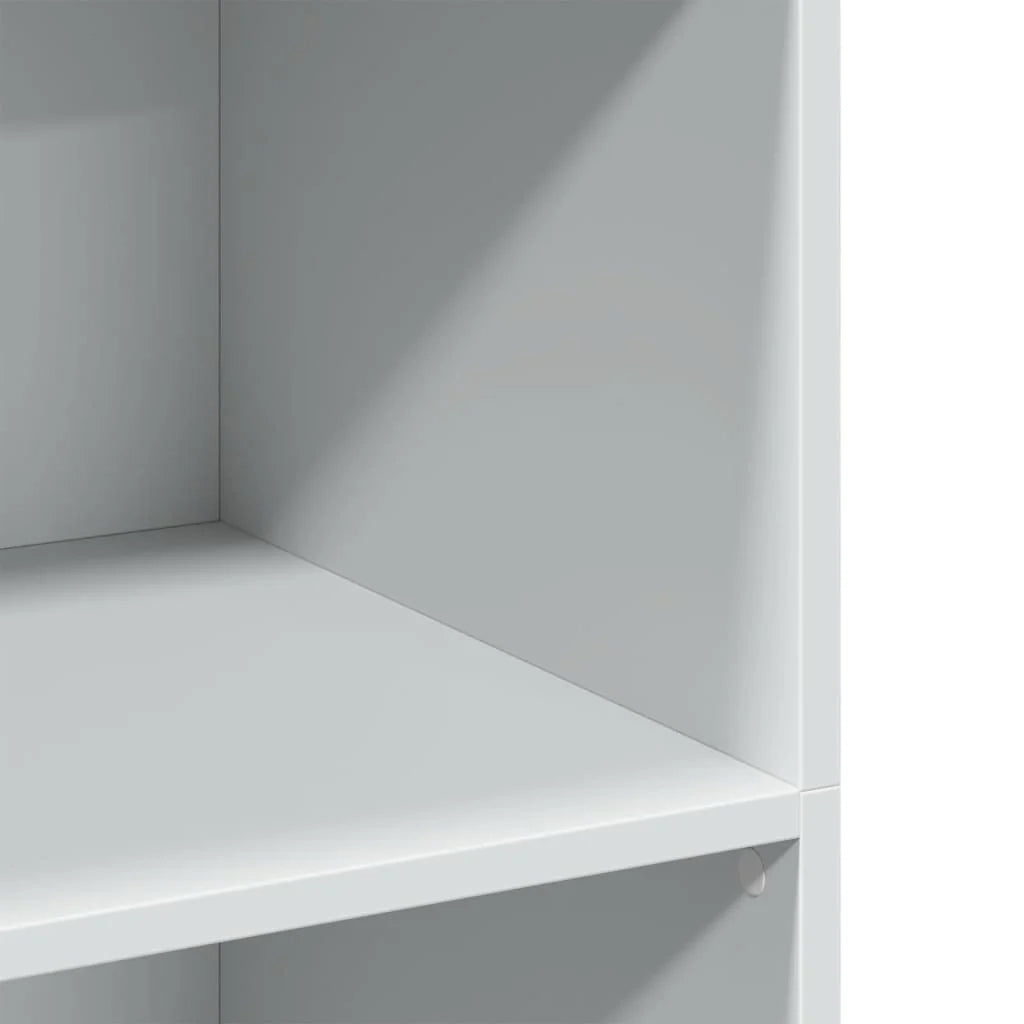Buffet credenza cassettiera armadio mobile contenitore organizer cucina soggiorno salotto alto 70 x 41 x 124 cm legno ingegnerizzato bianco 02_0032763
