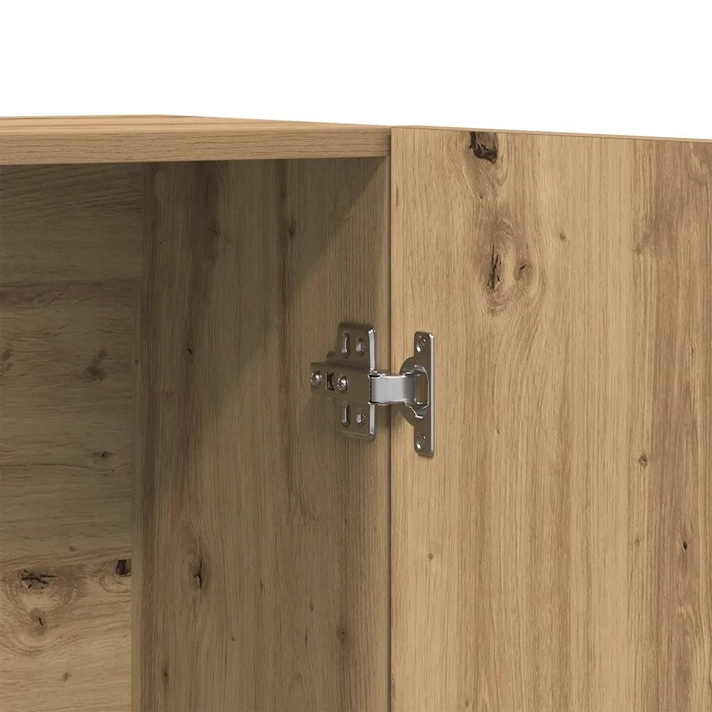 Credenza Rovere Artigianale 70x31x115 cm in Legno Multistrato 856925