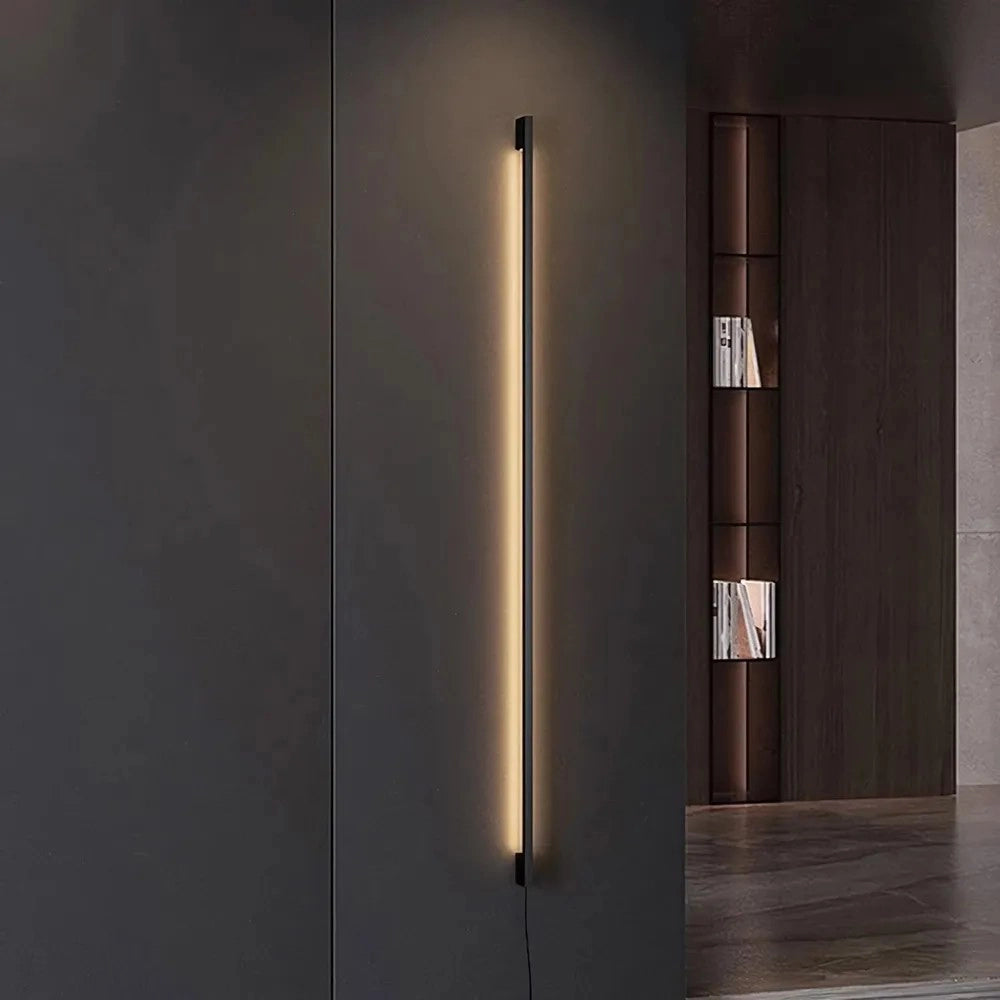 Applique Da Parete Led Lhj064-w 100cm Black