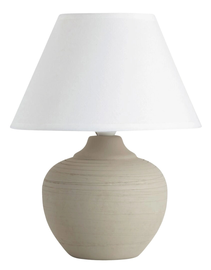 Lampada da tavolo in ceramica Molly beige E14 Rabalux 4391