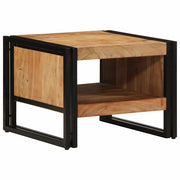 Tavolino da Salotto 50x50x38 cm Legno Massello di Acacia