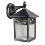 Applique esterna retrò nera E27 60W IP44 Winchcombe