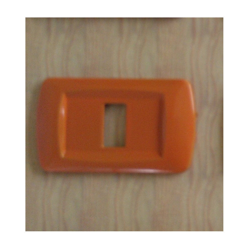 Trade Shop - Placchette Placche In Abs Serie Magic Bticino Compatibili Placca Copriprese Fori - Arancione -4 Fori     -