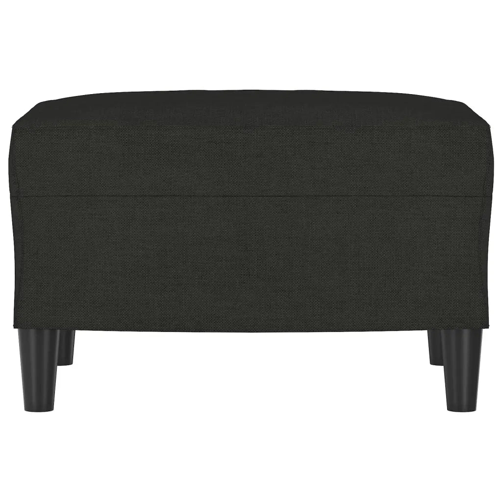 Poggiapiedi Nero 60x50x41 cm in Tessuto cod mxl 77707