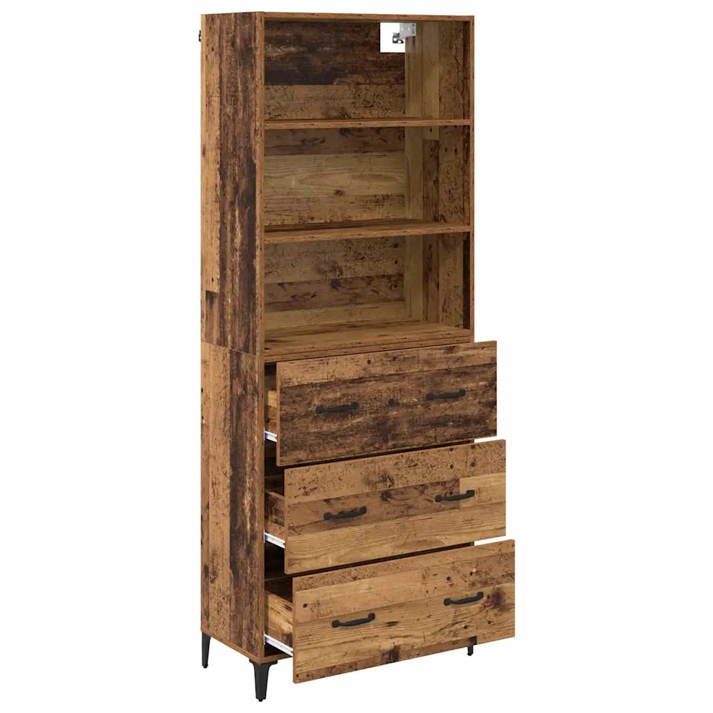 Credenza Legno vecchio 69,5 x 34 x 180 cm Legno multistrato 3415739