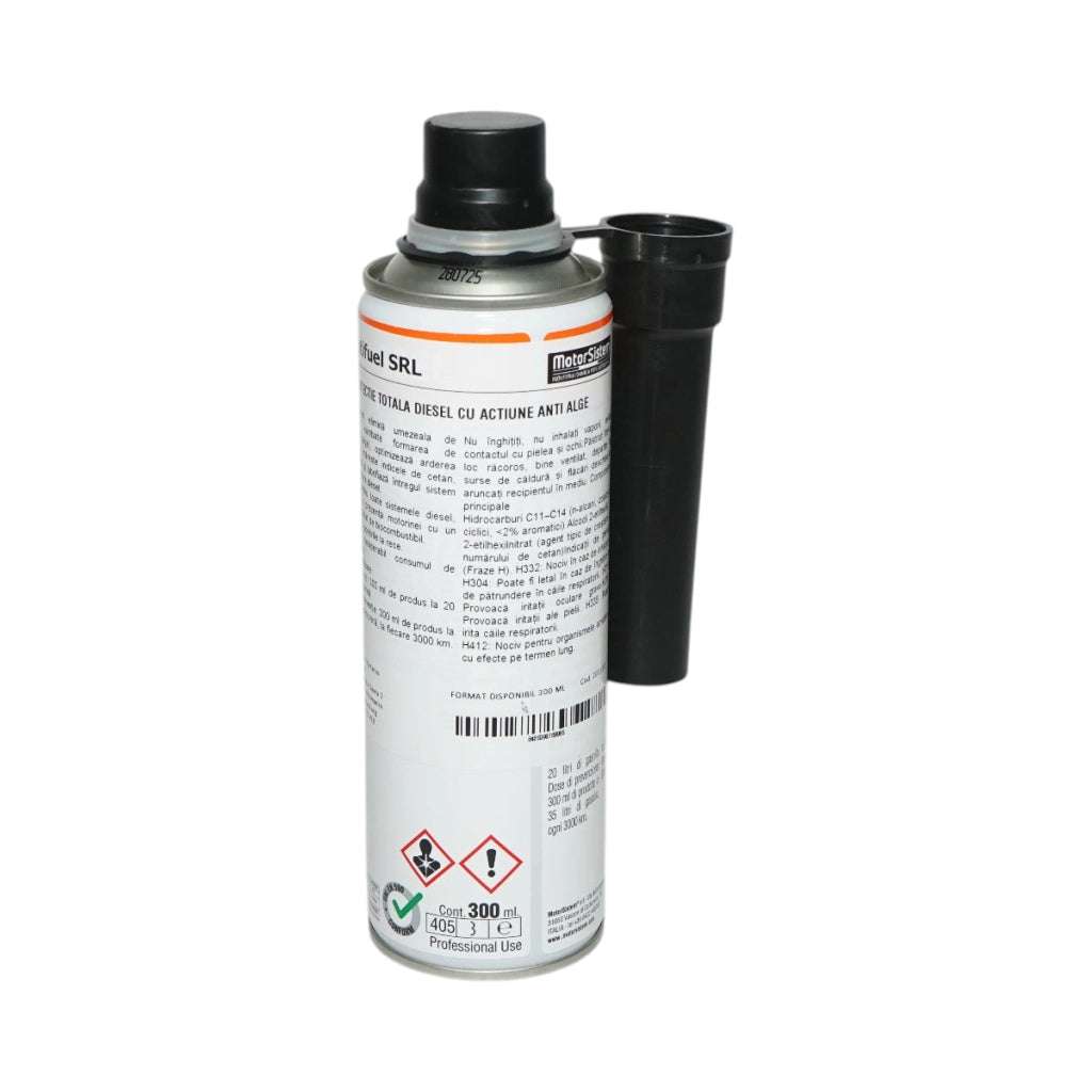 Additivo per carburante diesel per la protezione del sistema di iniezione diesel con lubrificante 300ml MotorSistem