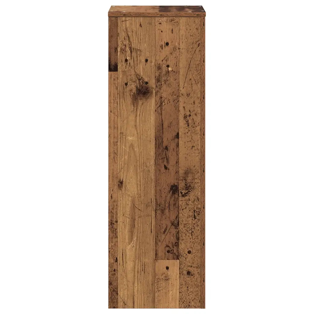 Supporto per Piante Legno Vecchio 33x33x100 cm in Truciolato