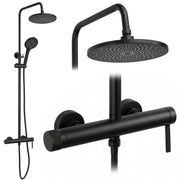 Set Doccia Rea Rivo Black