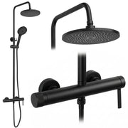 Set Doccia Rea Rivo Black