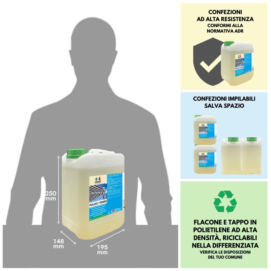 Detergente per la pulizia di tende PULISCI TENDE   5LT
