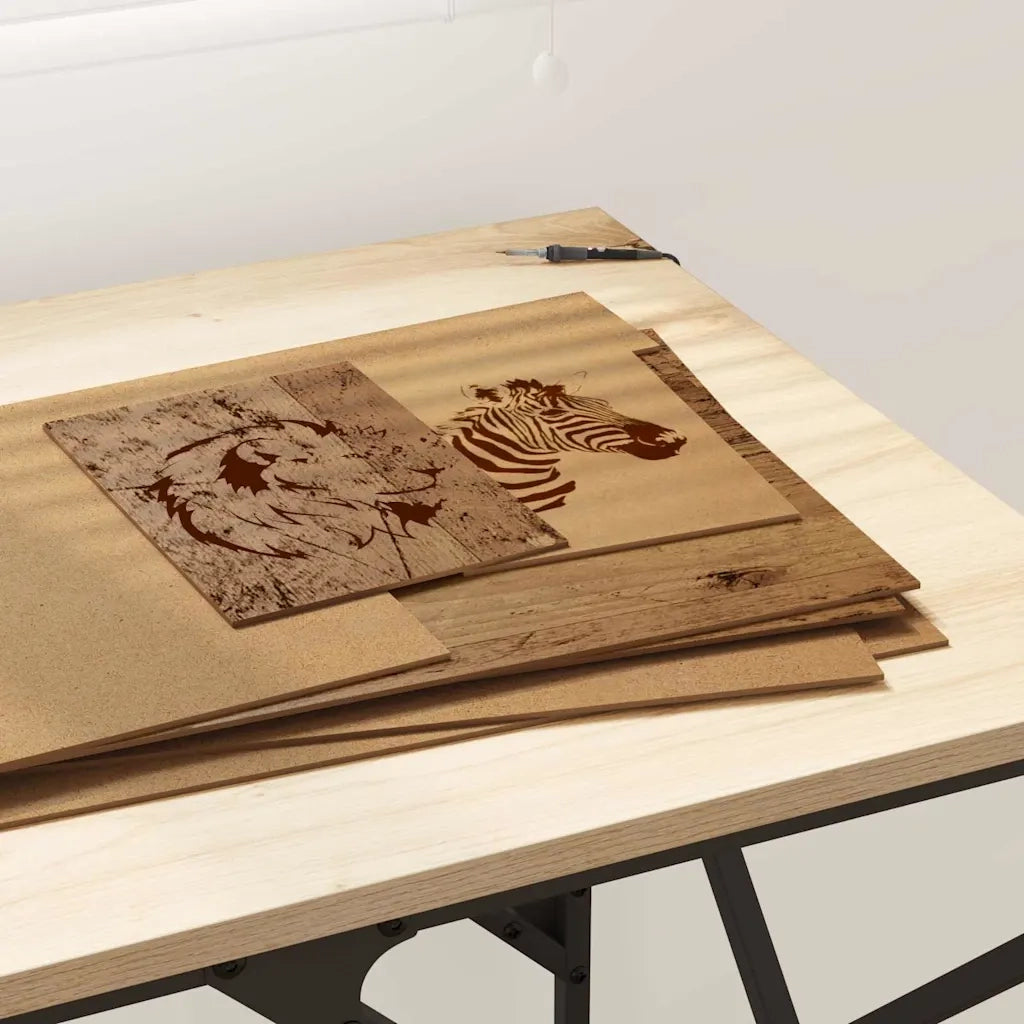Pannelli decorativi 12 pz Legno vecchio 30 x 42 x 0.27 cm CFW7977989