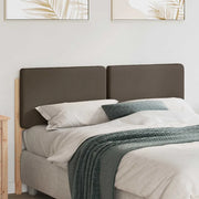 Testiera imbottita Marrone e taupe 140 cm Pino massello
