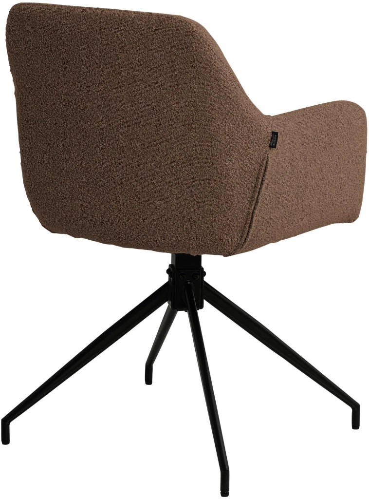Sedia per sala da pranzo Merlinda in tessuto Teddy 5