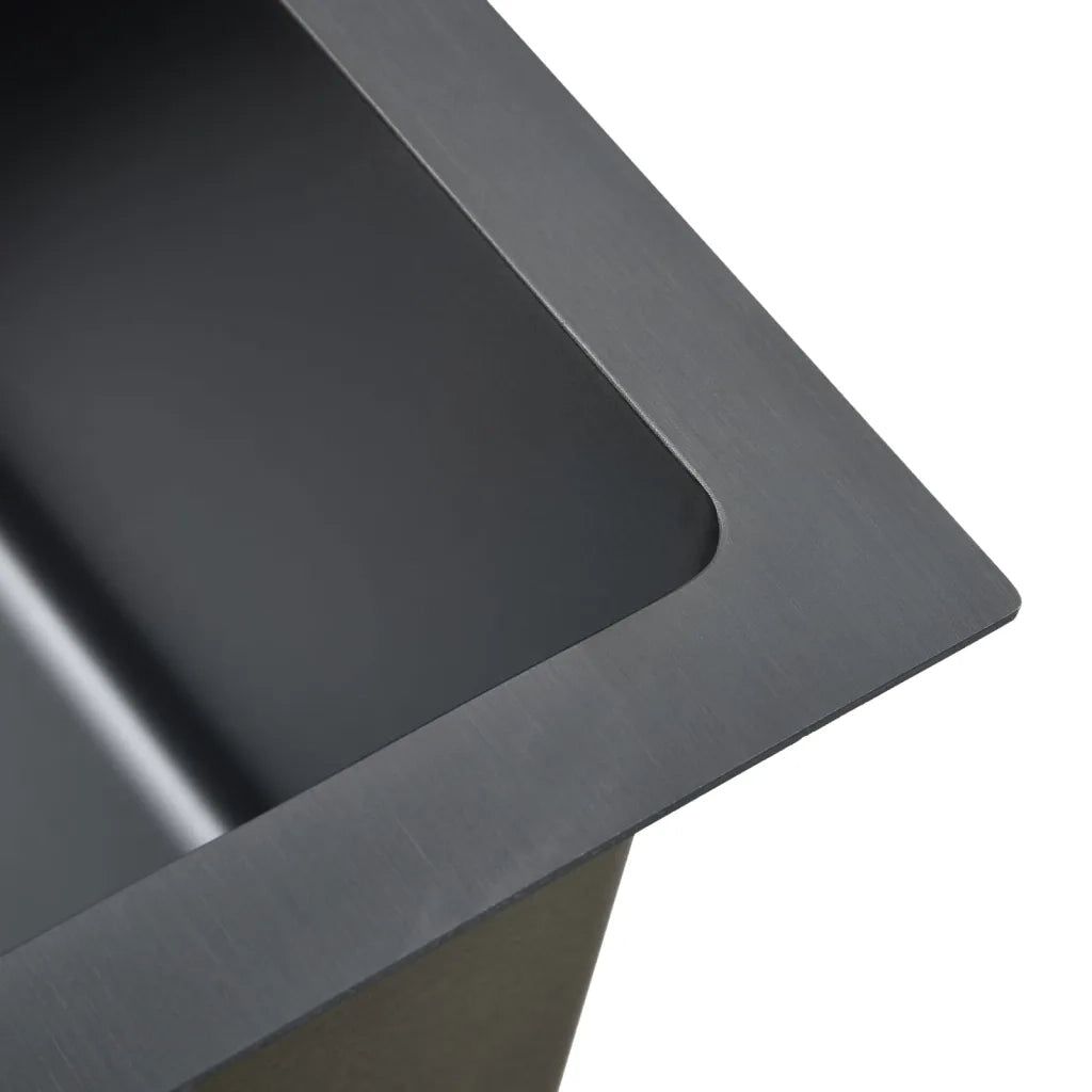 Lavello da Cucina Nero in Acciaio Inossidabile CFW1004600