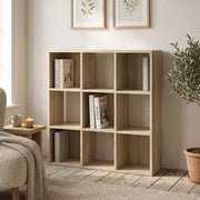 Biblioteca Liga, Libreria 6 Ripiani, 91x30x91h cm Marrone Rovere