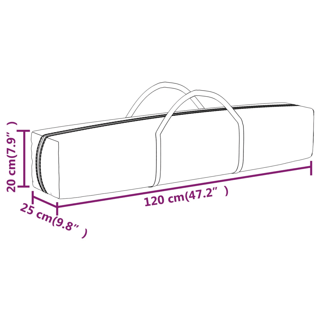 Tenda per Feste Pieghevole Tortora 3x3 m 93519
