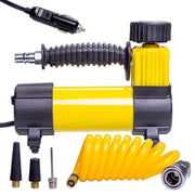Trade Shop - Mini Compressore Aria Portatile 12v Gomme Auto Moto Bici Gonfiatore Gonfiabili -