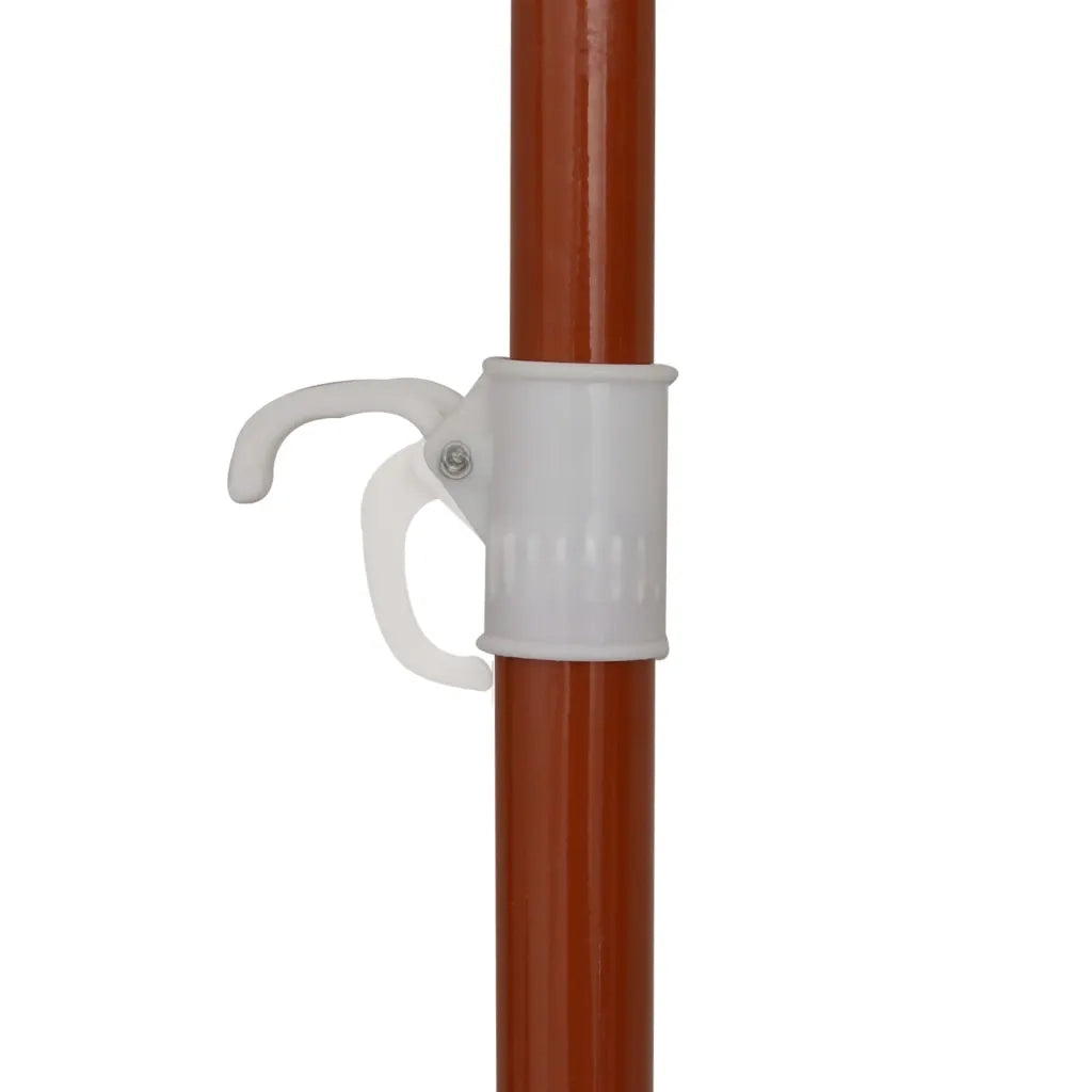 vidaXL Ombrellone da Giardino con Palo in Acciaio 300 cm Sabbia