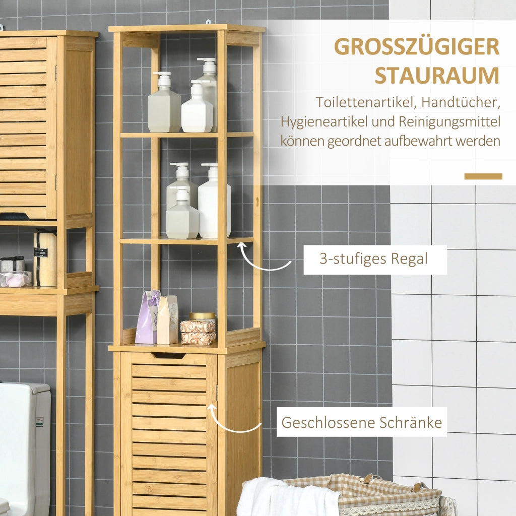 Armadio da bagno ¨C zephmum ¨C Bamb¨´, 34x30x173cm