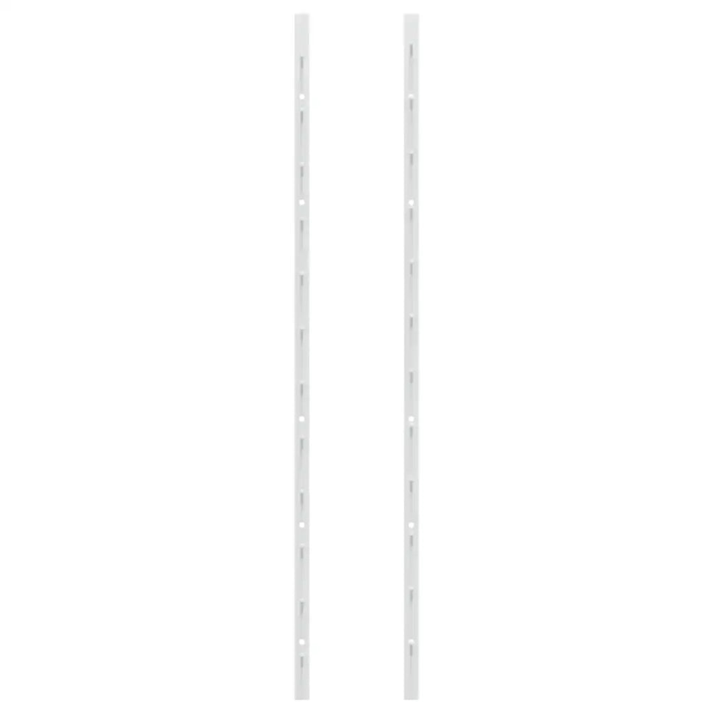 Portavini da Parete per 24 Bottiglie 2 pz Bianchi in Ferro CFW5904687