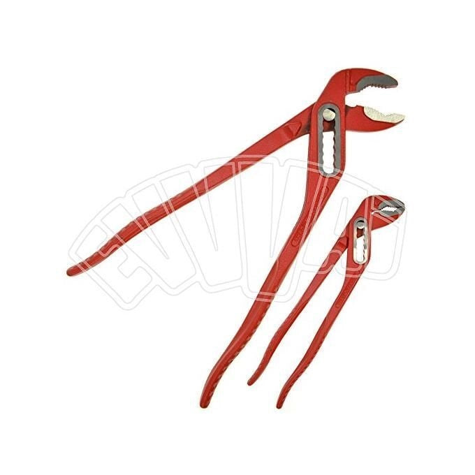 USAG 01800015 180 V Pinza a pappagallo regolabile a cerniera chiusa 7 posizioni in acciaio al cromo vanadio lunghezza 250 mm colore Nero