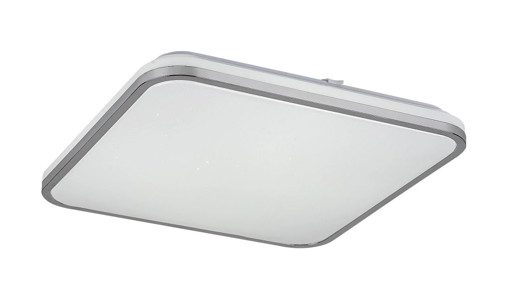 Plafoniera LED 72W 45,5cm quadrata cromo Linden Rabalux
