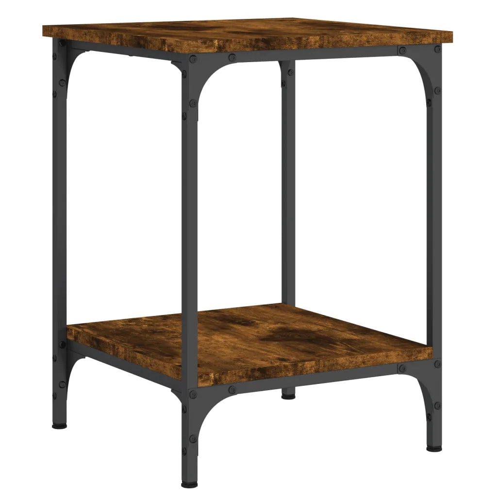 Tavolino da salotto | Tavolino da caff¨¨ | Tavolino da Soggiorno Rovere Fumo 40x40x55 cm Legno Multistrato