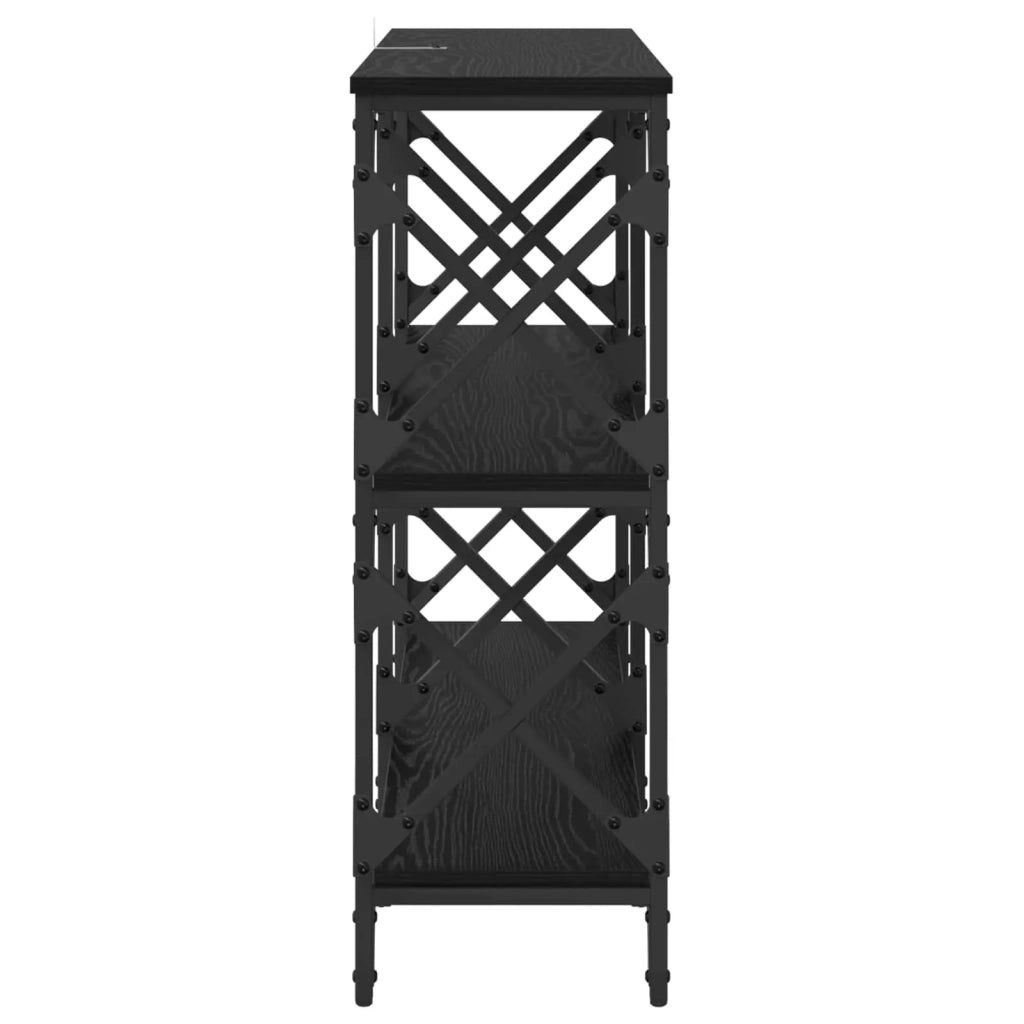 Tavolo consolle Rovere Nero 100 x 28 x 80,5 cm