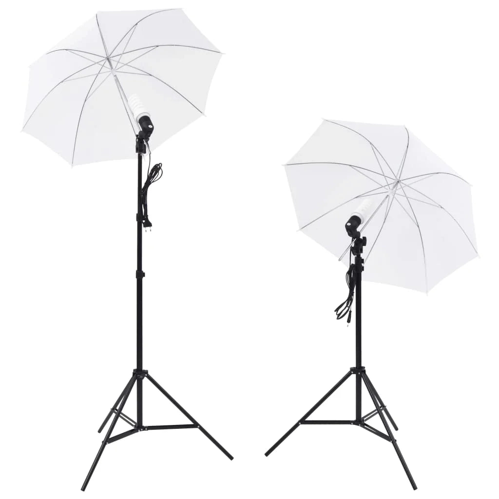 Kit professionale per studio fotografico con luci 5 fondali e riflettore 02_0001476