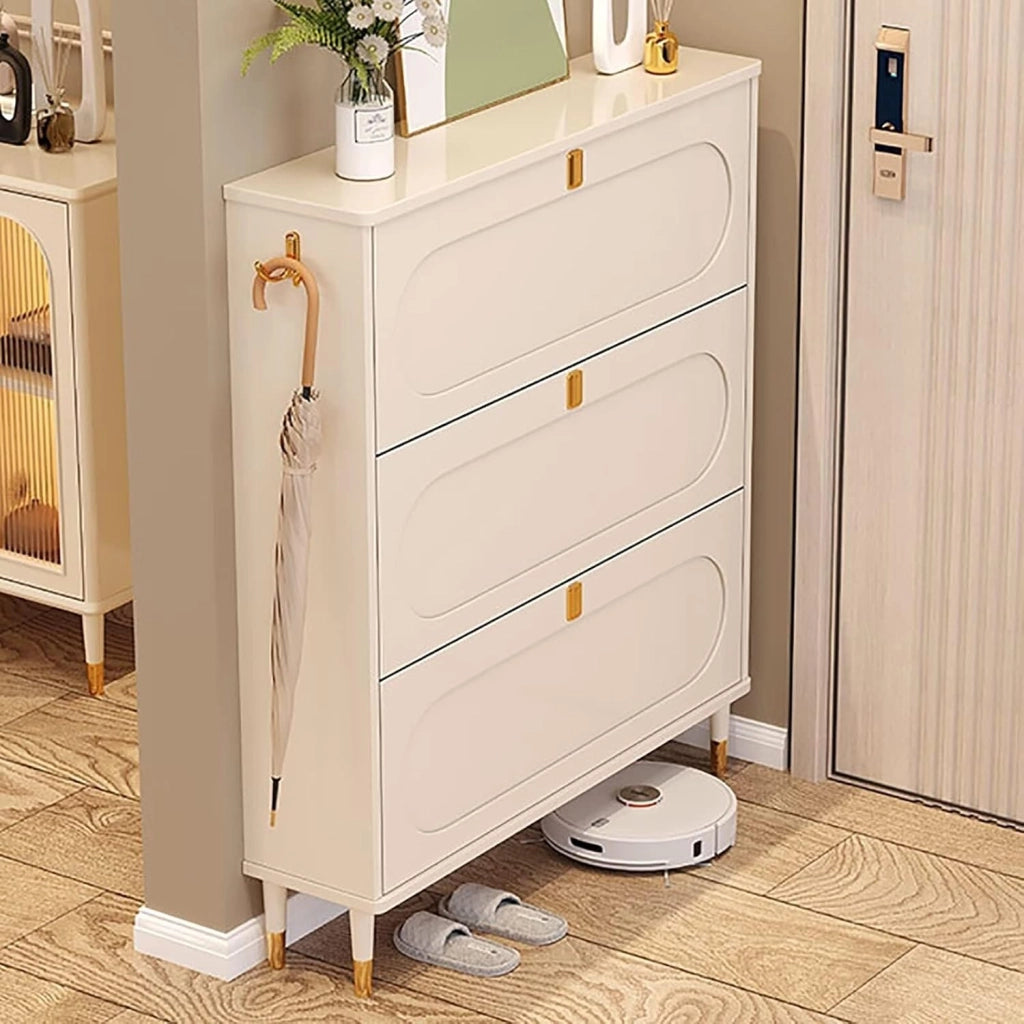 scarpiera Scarpiera Sottile - Scarpiera autoportante con Ante, scarpiere per Ingresso, scarpiera - per riporre e organizzare Scarpe da corridoio (Dimensioni: 60 cm-17 cm)
