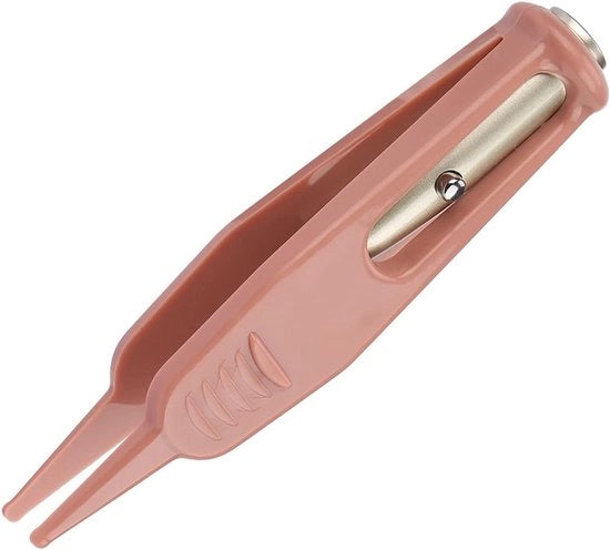 Pincetto per pulizia orecchie e naso con luce LED per la cura delicata delle orecchie e del naso del tuo bambino.