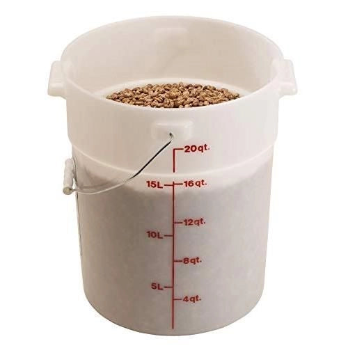 Secchio lavapavimenti Bianco con manico Lt 21