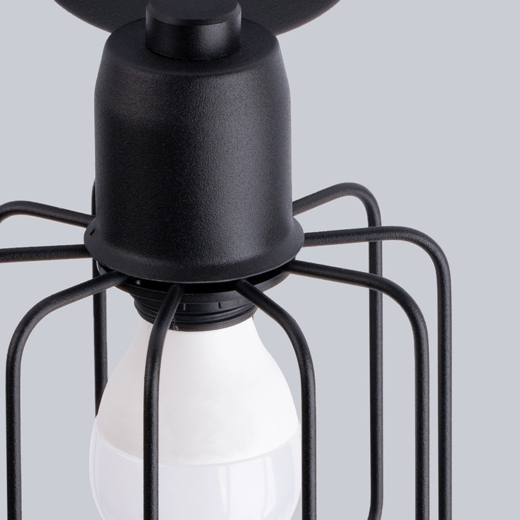 Lampada da soffitto BELUCI 3 nero