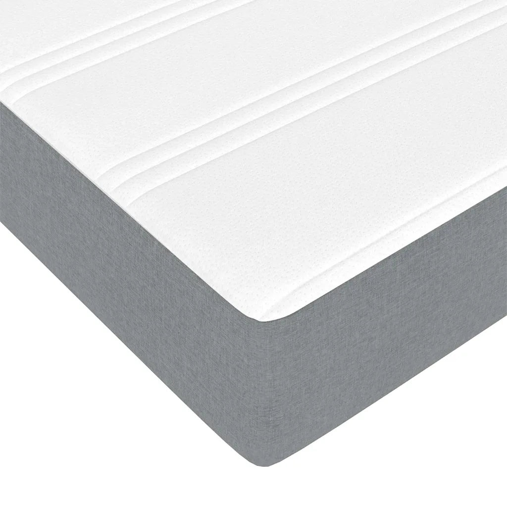 Struttura del letto Grigio chiaro 100 x 200 cm Tessuto 3399166