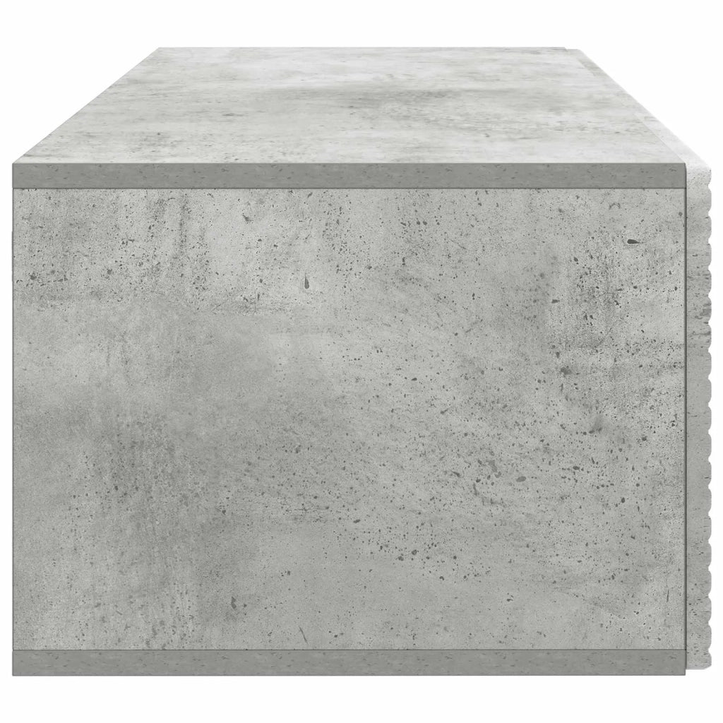Mobile Porta TV da Muro Grigio Cemento 78,5 x 41 x 30 cm