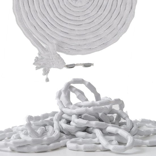 Catenaccio in Latta 10 m - Cintura in Latta Pesante - Peso di Cintura - Bilanciamento del Peso - Ferro Zinato - Bianco - Peso di Cintura per Cordonatura