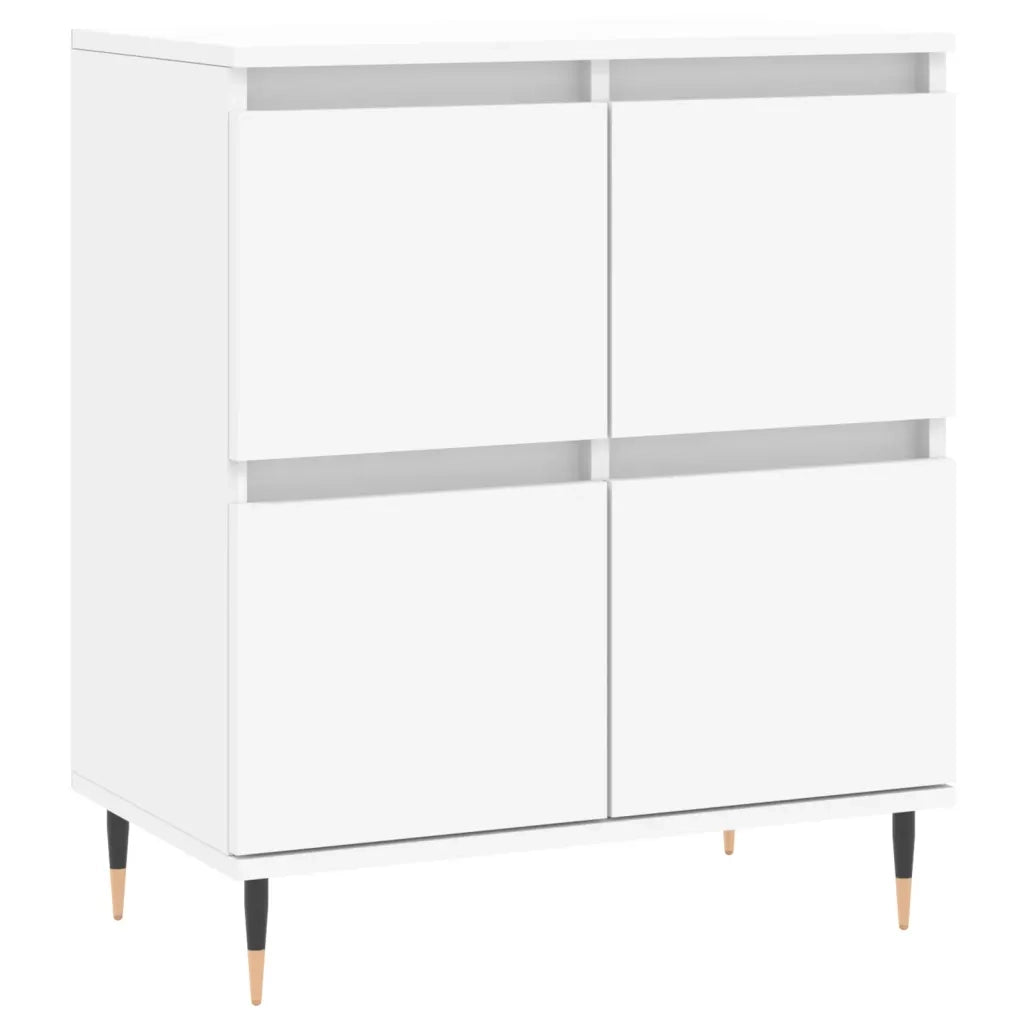 Credenze 2 pz Bianche in Legno Multistrato 3190165