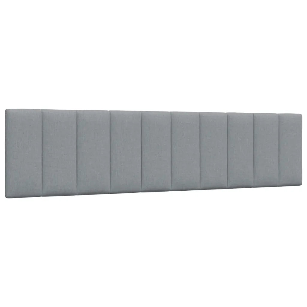 vidaXL Letto con Materasso Grigio Chiaro 200x200 cm in Tessuto