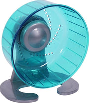 Giratoria per Hamster con Supporto Azzurra