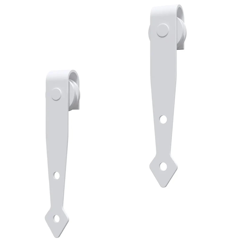 Mini Kit Porta Scorrevole in Acciaio al Carbonio Bianco 200 cm cod mxl 69363