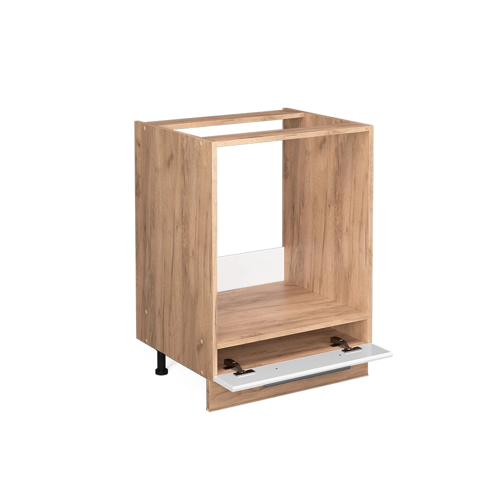 Vicco Mobile per forno da incasso Bianco lucido 60 cm senza piano di lavoro