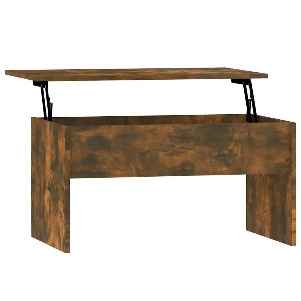 Tavolino Rovere Fumo 80x50,5x41,5 cm in Legno Multistrato 819287