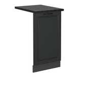 Pannello frontale della lavastoviglie R-Line Antracite rustico/Antracite 45 cm, PL Antracite Vicco