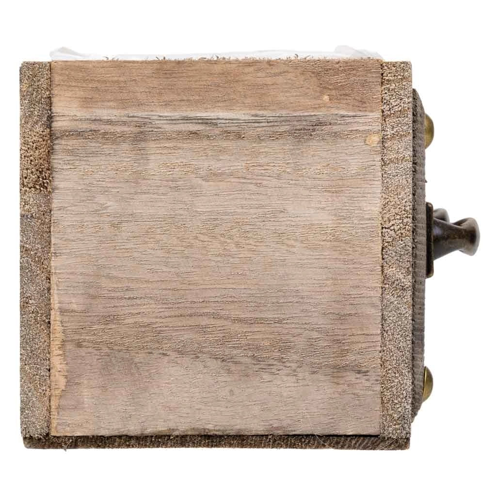 Cassetto in legno marrone 30x10x10,5h