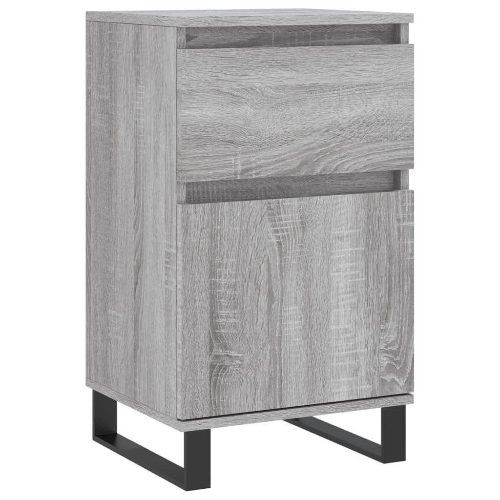 Buffet credenza cassettiera armadio mobile contenitore organizer per cucina soggiorno salotti set di 2 Sonoma 40 x 35 x 70 cm in legno ingegnerizzato grigio 02_0036946